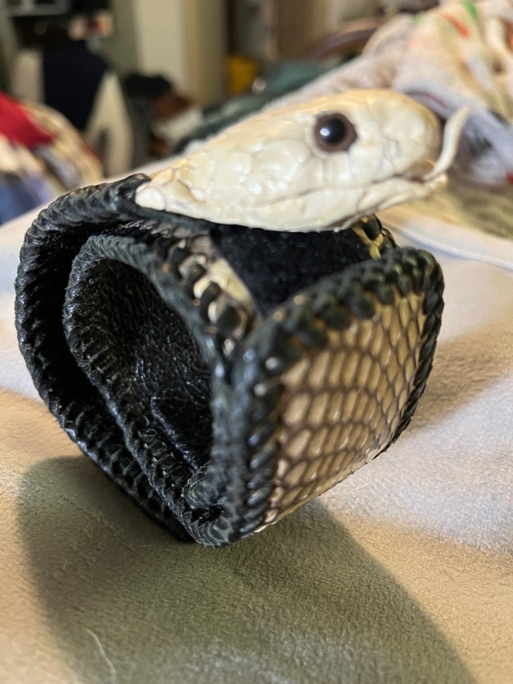 Vintage King Cobra Snake Watch Band